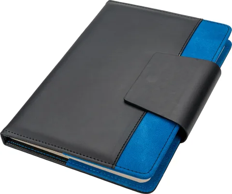A5 lined notebook made from recycled PU ASUNCION