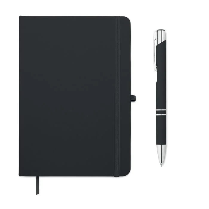 A5 recycled PU notebook set