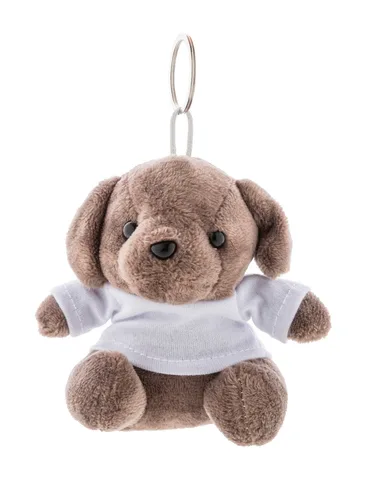 DogFob plush dog keyring