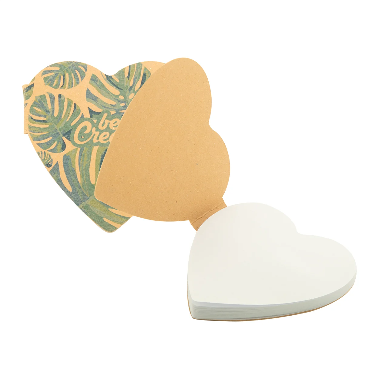 CreaStick Heart Eco skräddarsytt självhäftande notisblock