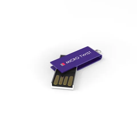 USB-Stick Micro Twist Violett