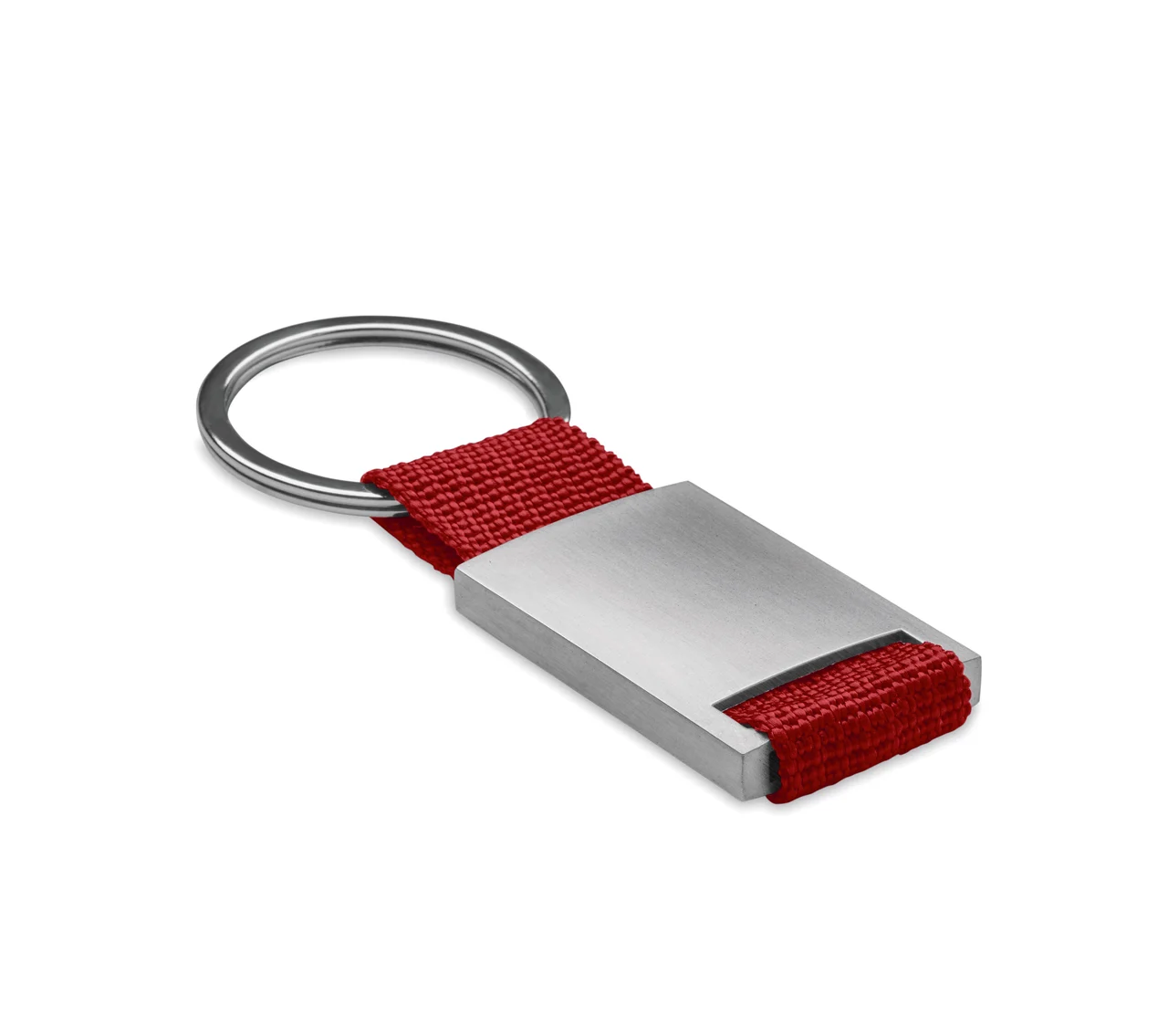 Metal rectangular key ring