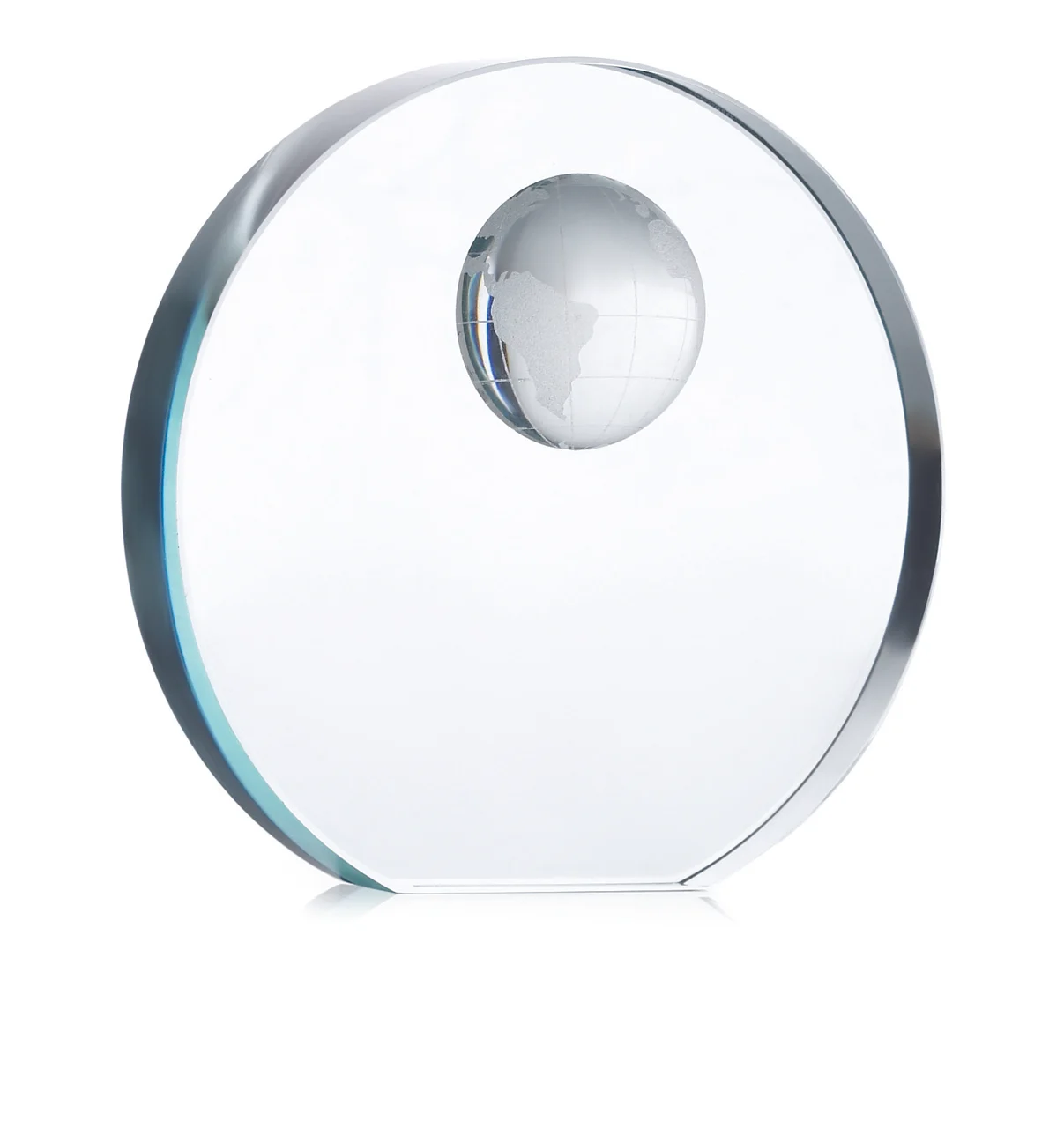 Globe glass trophy