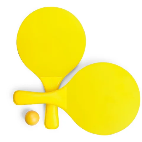 Skicklighetsspel med strandtennis