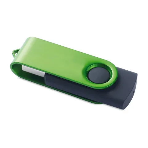 USB-Stick 1-32 GB mit drehbarer Metall-Logoplatte