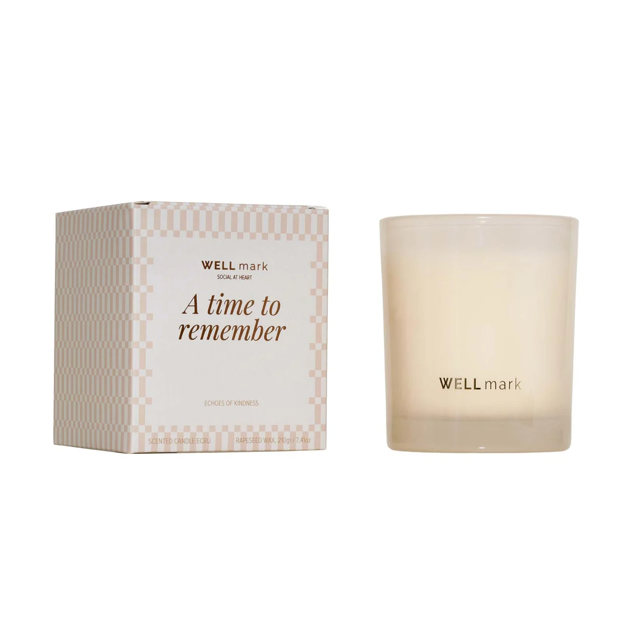 Wellmark Echoes of Kindness 210 g scented candle