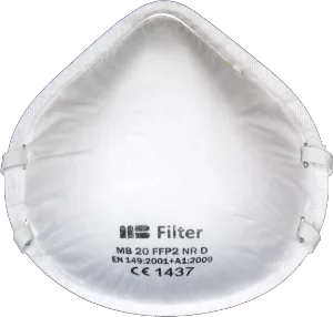 Sertifitseeritud FFP2 osakesi filtreeriv respiraator