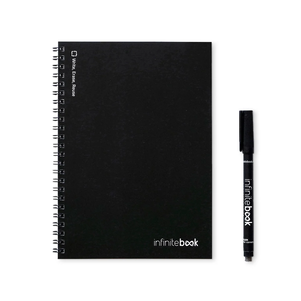 INFINITEBOOK LINED A5. Infinitebook med flexibelt omslag och 15 linjerade sidor