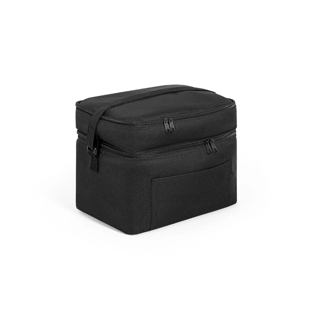 CANCUN LARGE. Kylväska i 600D, återvunnen polyester, med justerbar vävband 14 L