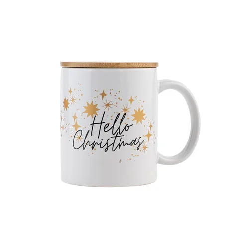 Keramikmugg "Hello Christmas"