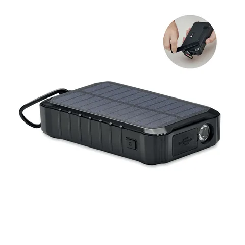 Päikeseenergia ja dünamoga akupank 8000 mAh