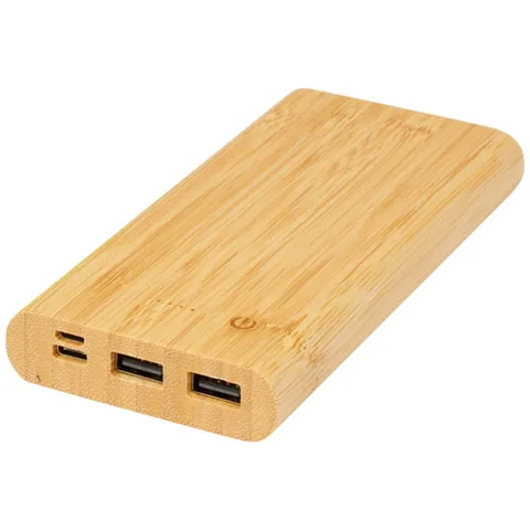 Tulda 10.000 mAh Bambus-Powerbank
