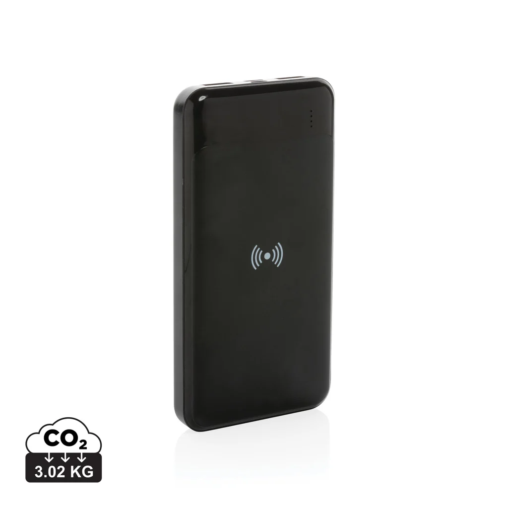 RCS-standard trådlös powerbank av återvunnen plast