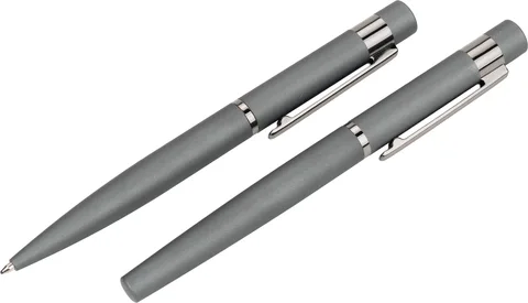 Writing set ballpen and rollerball pen soft touch PORTO VEHLO MoLu