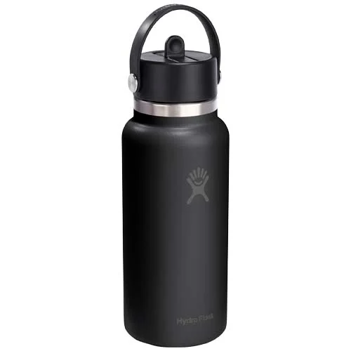 Hydro Flask Wide Mouth 946 ml vaakumisolatsiooniga roostevabast terasest joogipudel kõrrekorgiga