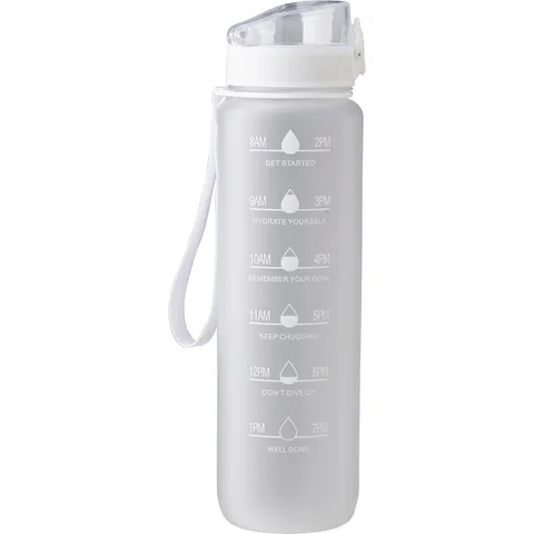 Motiveerivate tähistega RPET joogipudel 1000 ml