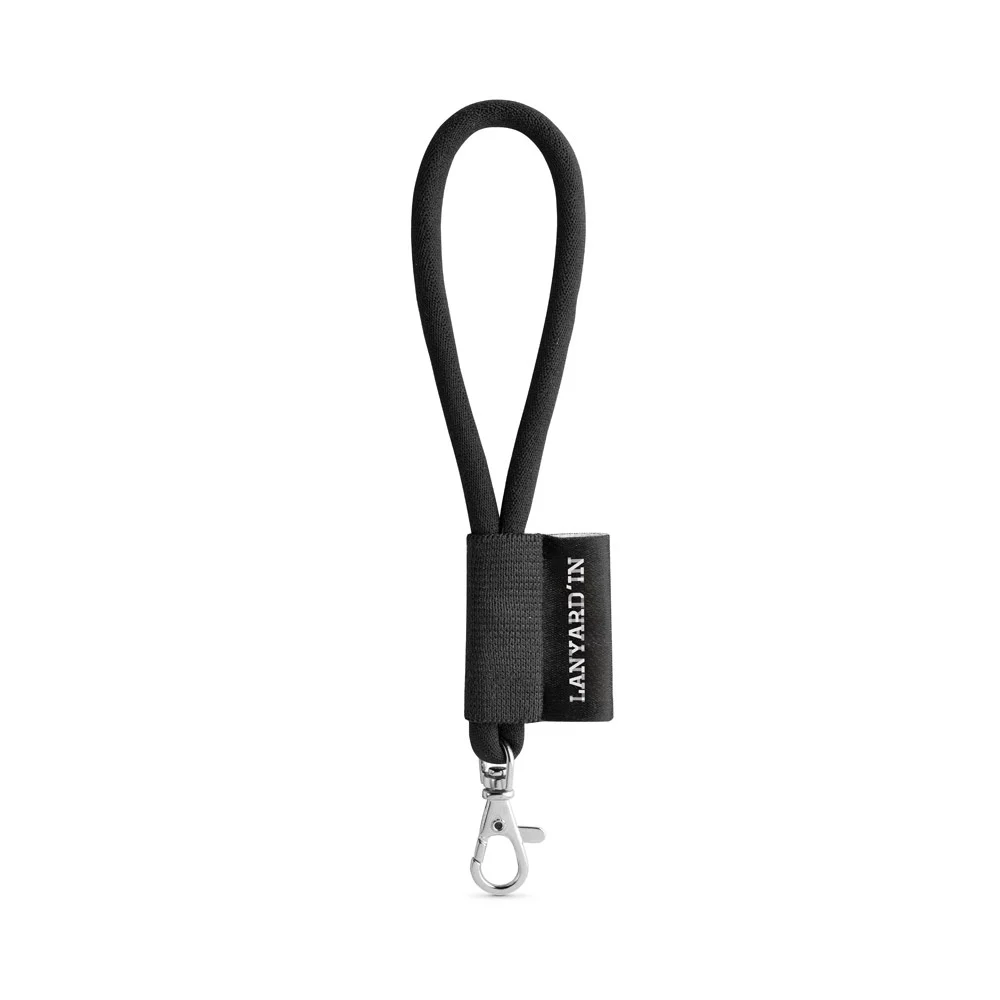 75090. SET Lanyard TUBE Short (Ø 7 mm) med 9 mm karbinhake