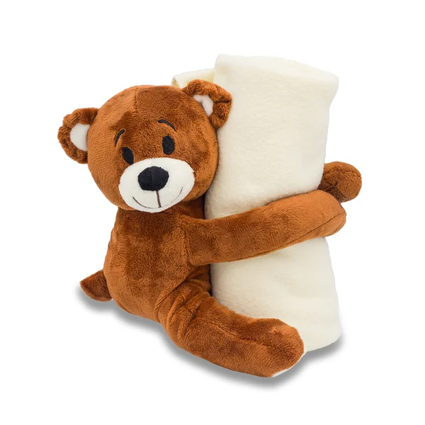 Tuli teddybjörn med pläd