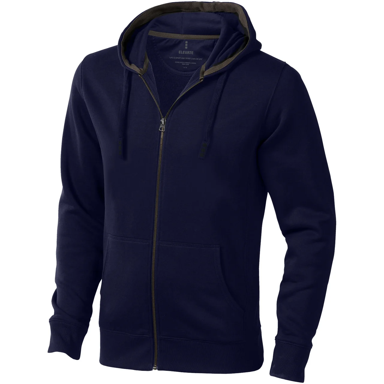 Arora 300 g/m² hoodie med hel dragkedja unisex