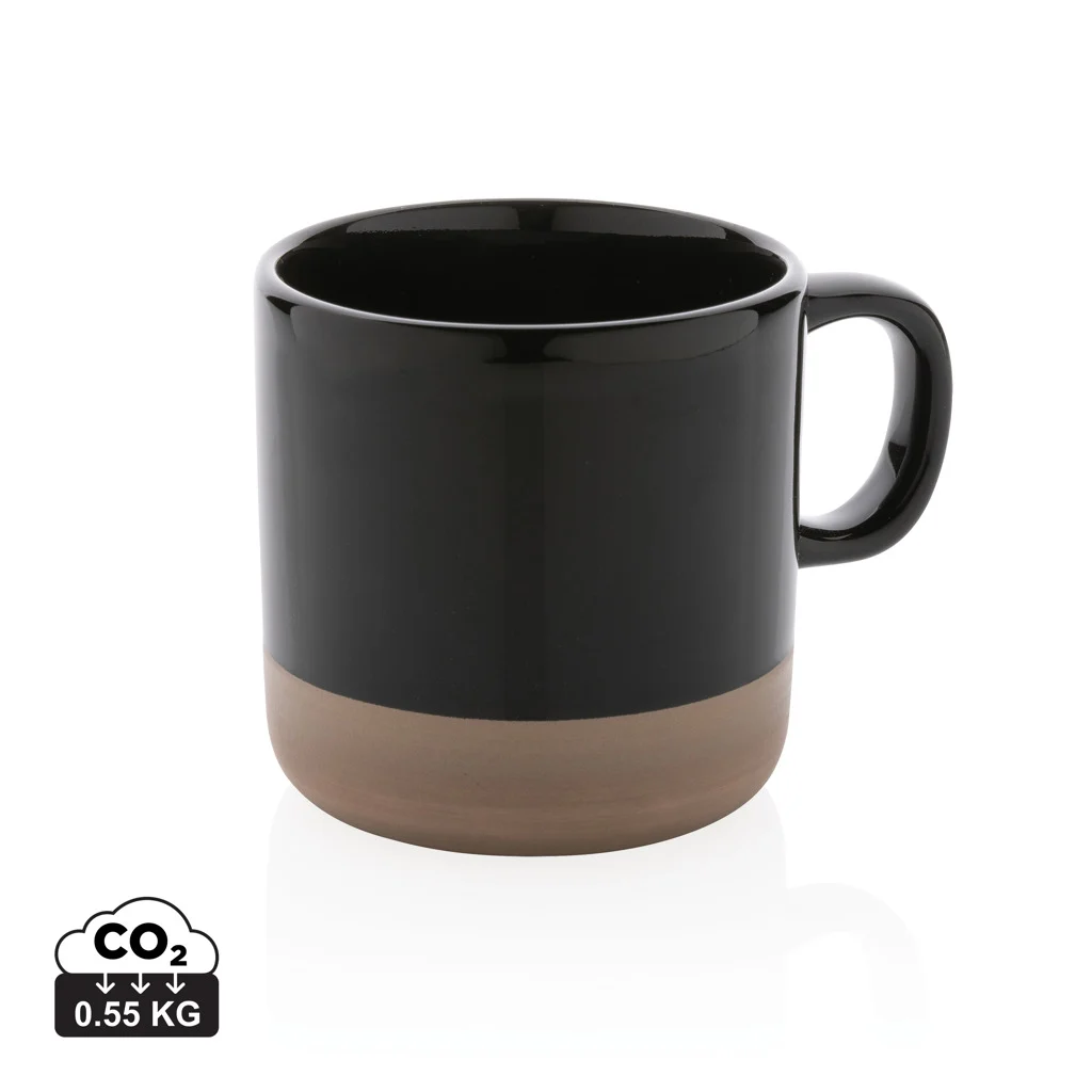 Glaserad keramikmugg 360 ml