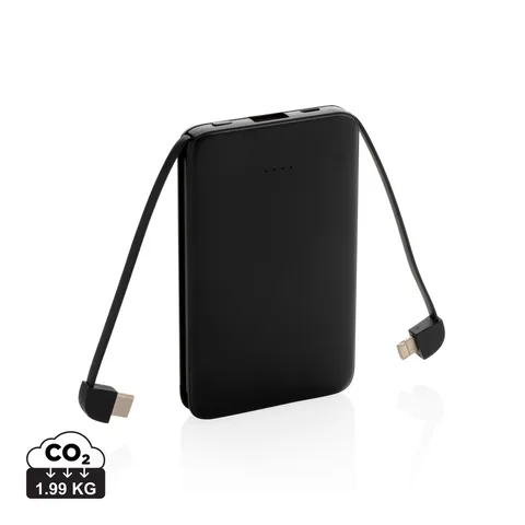 5.000 mAh Pocket akupank integreeritud kaablitega