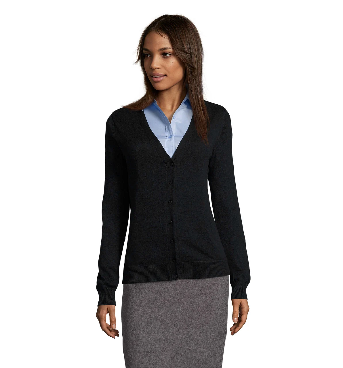 GOLDEN WOMEN V-ringad cardigan