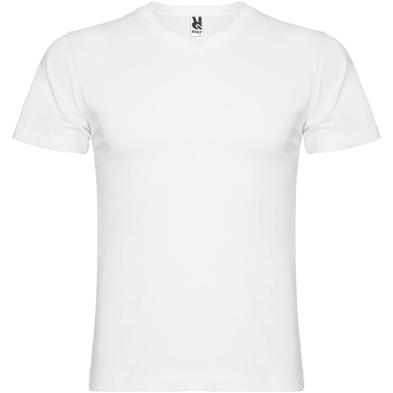 Samoyedo 155 g/m² kortärmad v-ringad T-shirt för herr