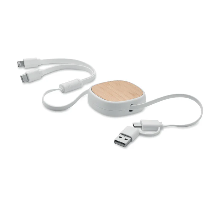 USB-laddkabel inrullningsbar