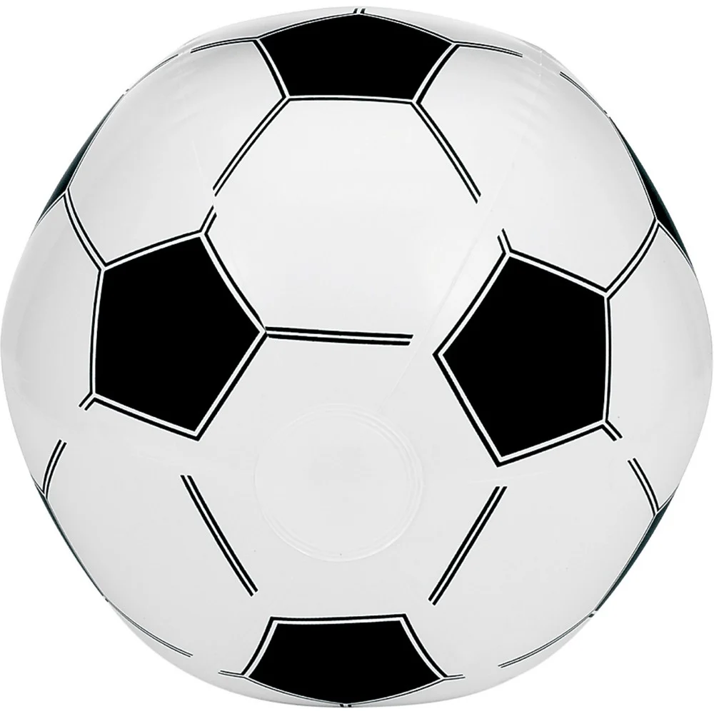 Uppblåsbar badboll "fotboll"