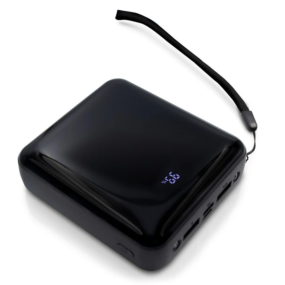 Powerbank 10000 mAh med 3 laddkablar | Tim