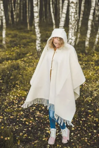 Caper i fårull, 100% nyzeeländsk fårull