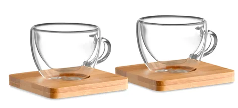 Espresso set i glas
