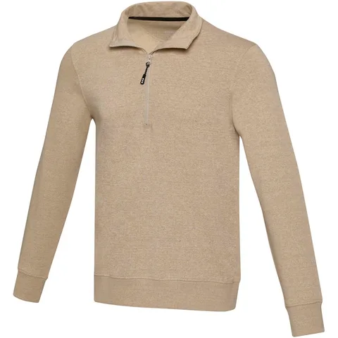 Tin 280 g/m² unisex Aware™ tröja med kvartsdragkedja av återvunnet material