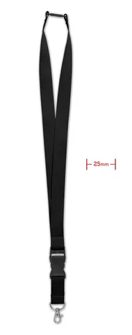 Lanyard with metal hook 25mm