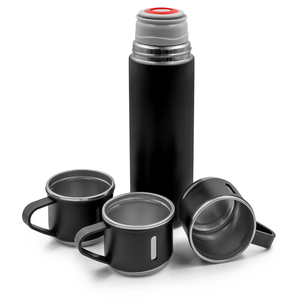 Termos 420 ml och 3 muggar 150 ml Quavean