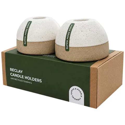 Originalhome ReClay lauaküünlaaluste komplekt
