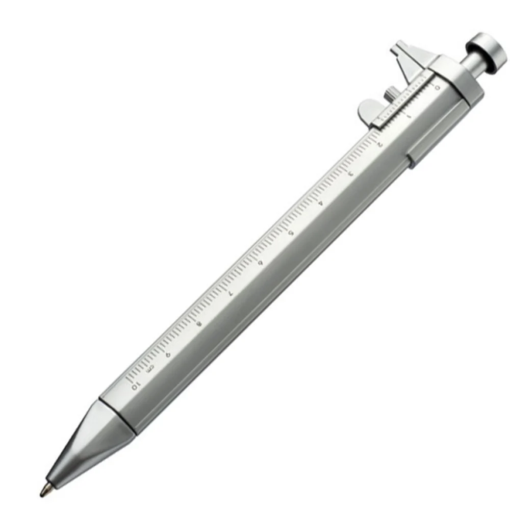 Plastic ballpen with caliper PRESCOT