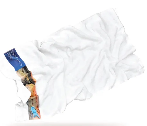 Beach towel with printed borders