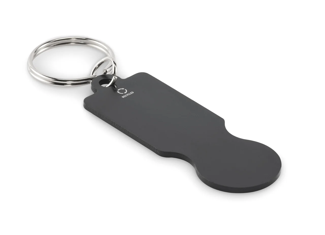 Nyckelring + kundvagnsmynt €1