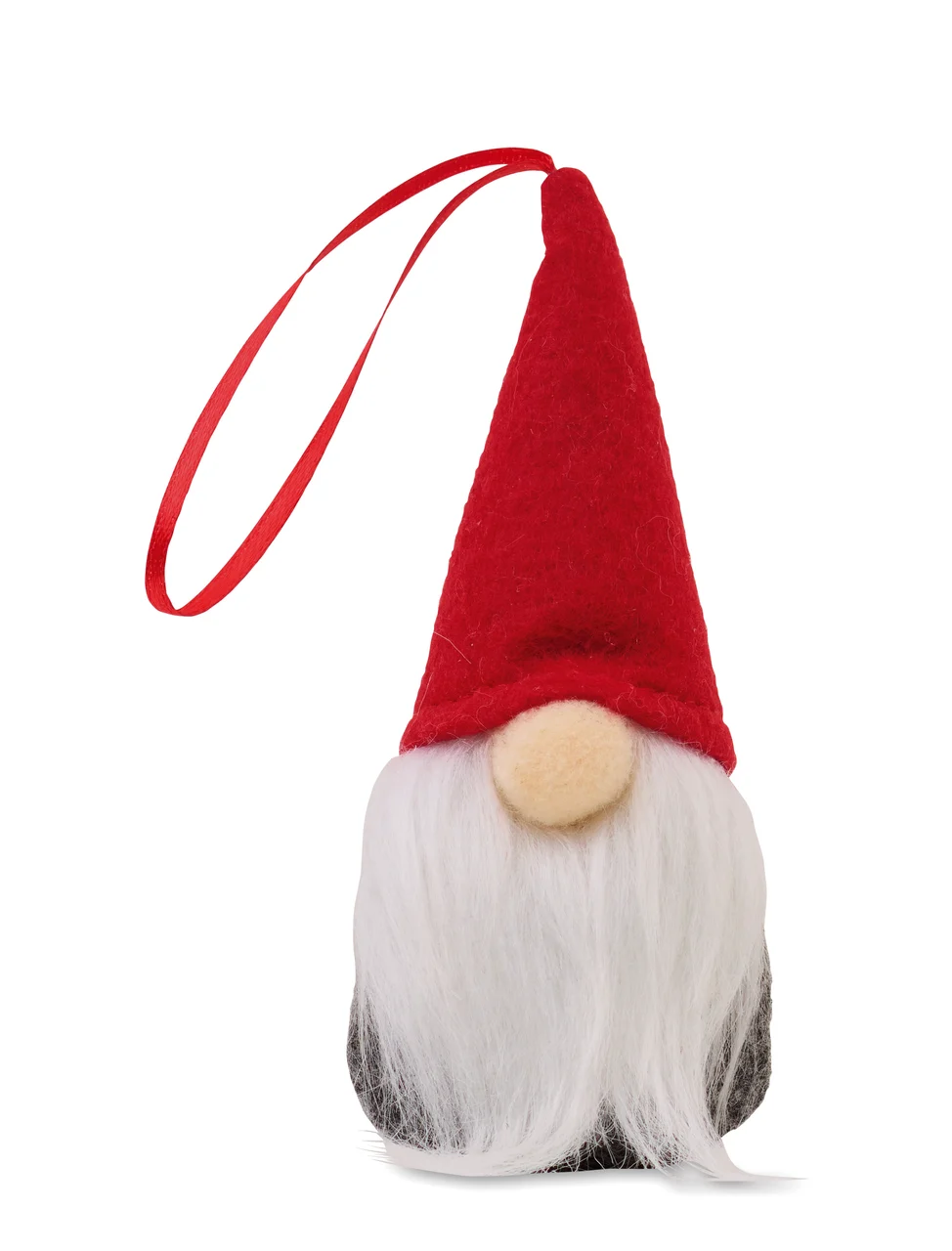 Julgranspryna med tomte i filt