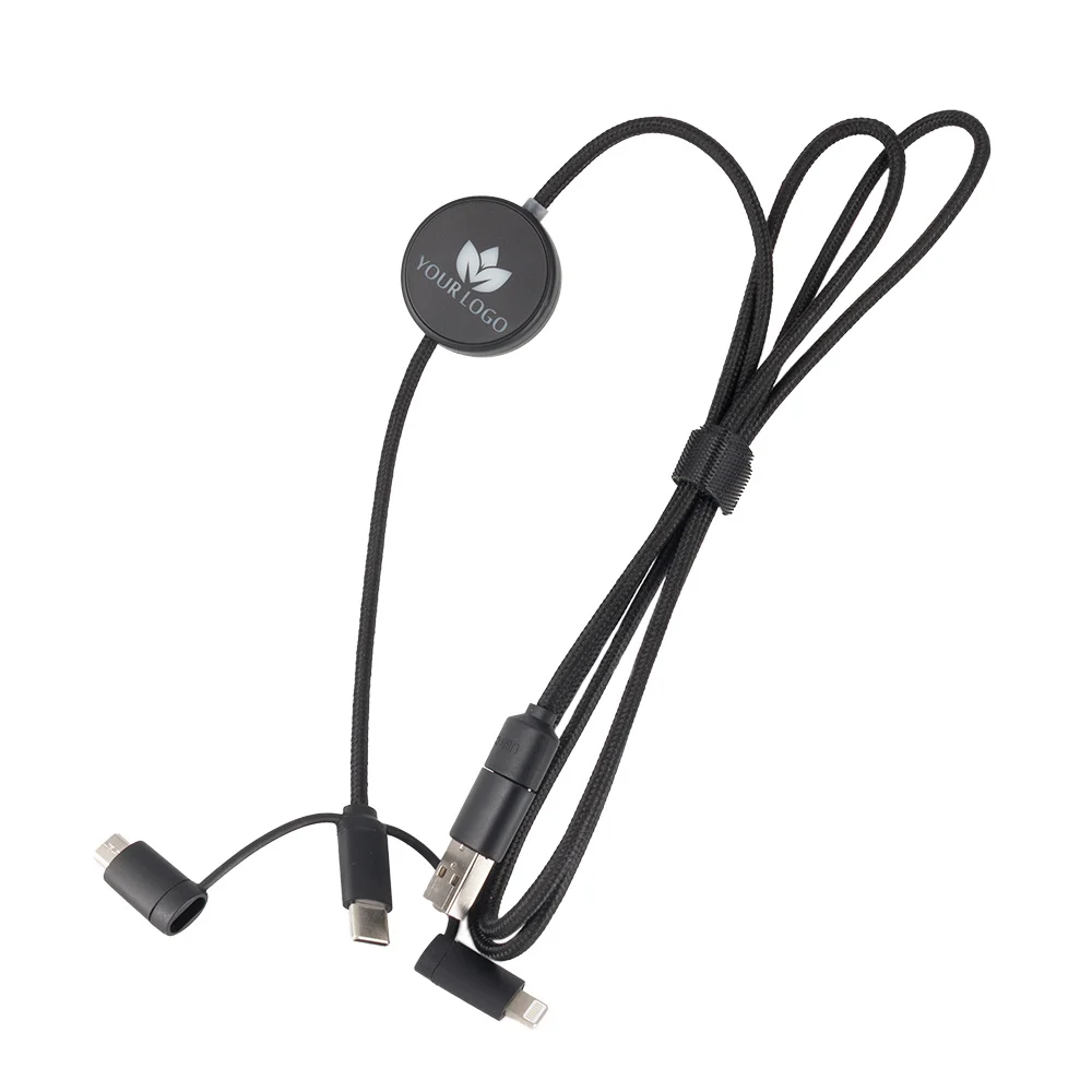 4w1 cable with illuminated logo LH-ZM02