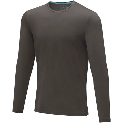 Ponoka långärmad ekologisk t-shirt herr