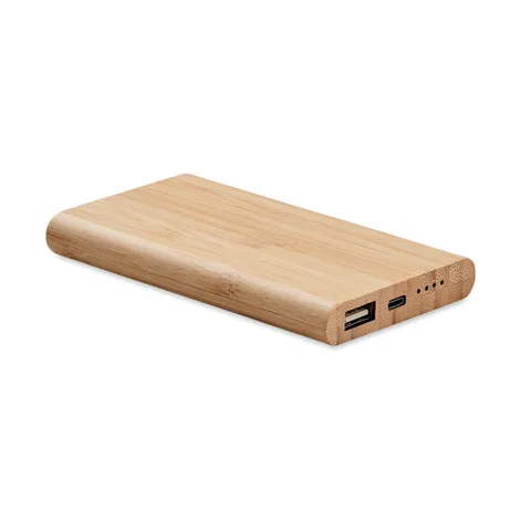 Bambusest akupank 4000 mAh