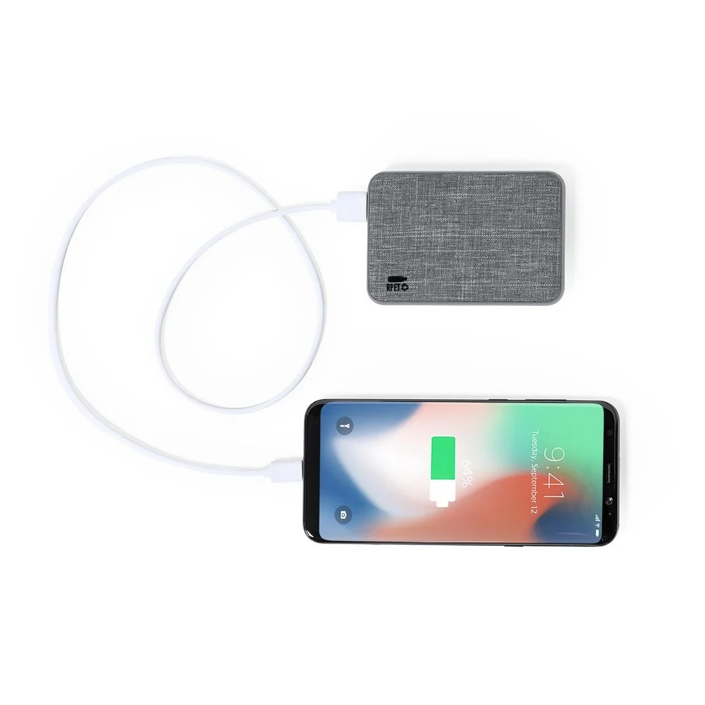 Powerbank i RPET 5000 mAh
