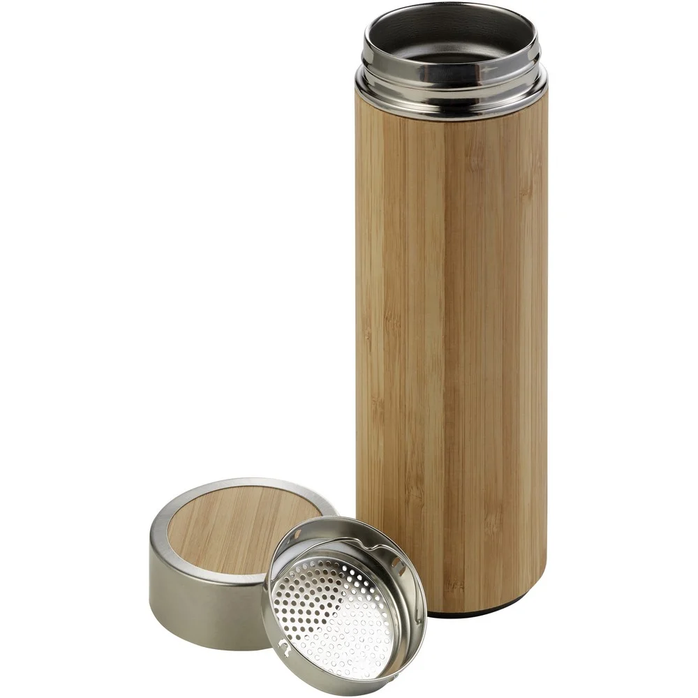 Bambutermos 420 ml med sil