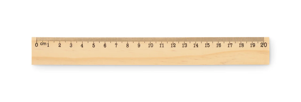 Trälinjal 20 cm