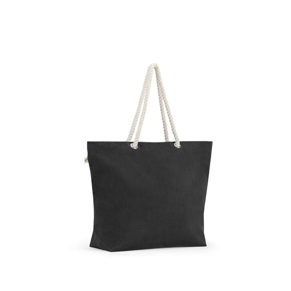 ATHENS. Strandväska i återvunnen bomull (70 %) och återvunnen polyester (30 %) (220 g/m²)