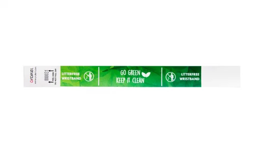 Skräpfria Tyvek-armband