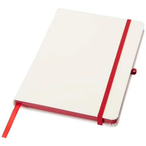 Spectrum A5 hard cover notebook with coloured edge