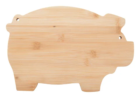Mangalica. Bambusest lõikelaud, sea kujuga